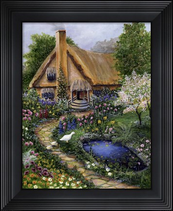 Framed Best Old Cottage Print