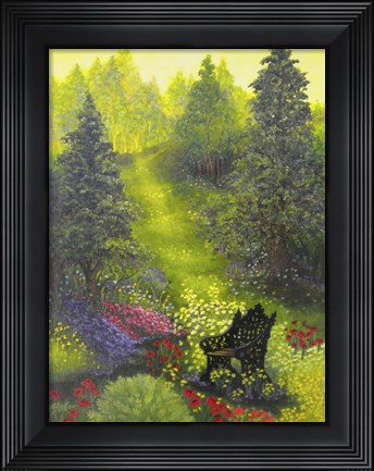 Framed Peaceful Garden Print
