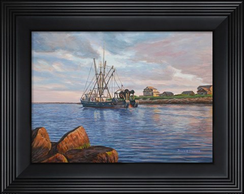 Framed Heading Out Print