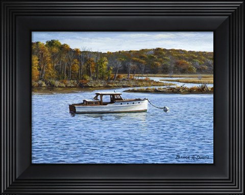 Framed Wooden Boat In Essex Print