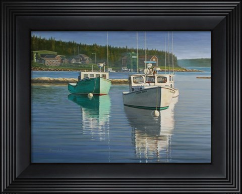 Framed Bernard Harbor Print