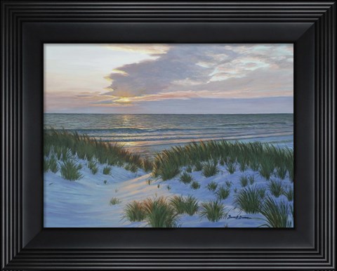 Framed Fort De Soto Sunset Print