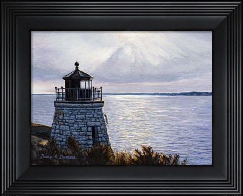 Framed Castle Glow Print