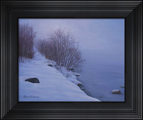 Framed Winter Mist Print