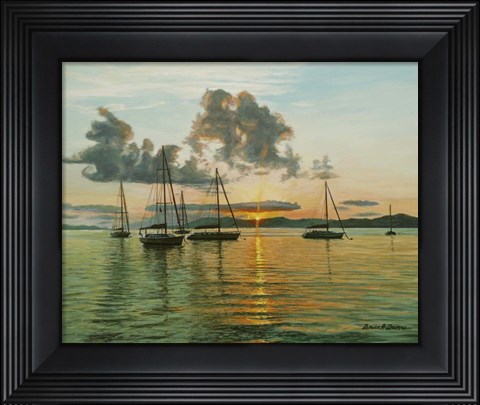 Framed Virgin I Slands Print