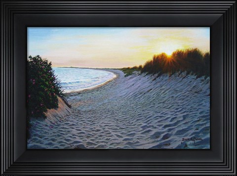 Framed Dune Burst Print