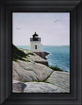 Framed Castle Hill Light Print