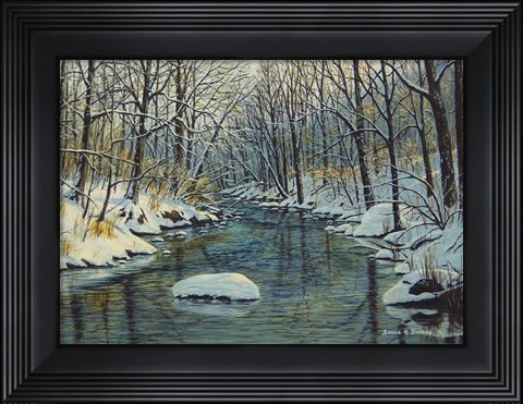 Framed Peaceful Sanctuary Print