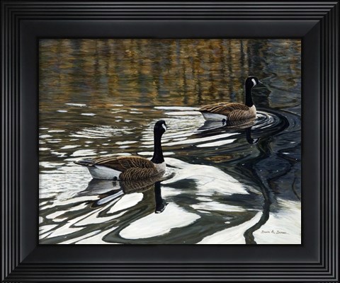 Framed Leaving The Shore Print
