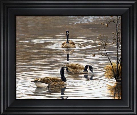 Framed North Carolina Geese Print
