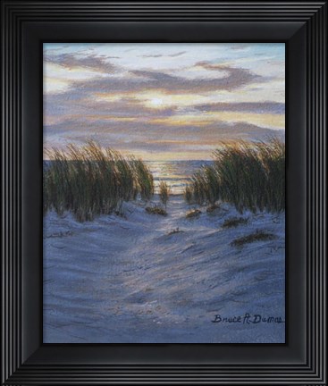 Framed Shore Path Print