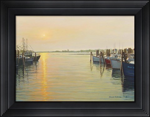 Framed Point Judith Harbor Print