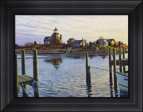 Framed Snug Harbor Light Print