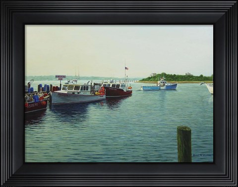 Framed Lobsters &amp; Crabs Print