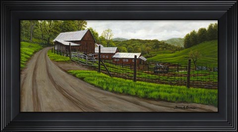 Framed Felecity Farm Print