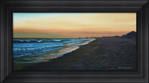 Framed Beach Walk Print
