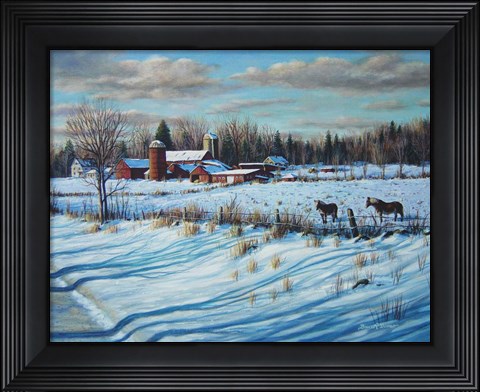 Framed Horsing Around Print