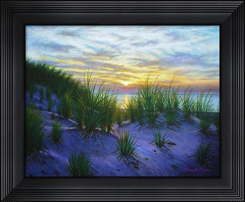 Framed Race Point Dune Sunset Print