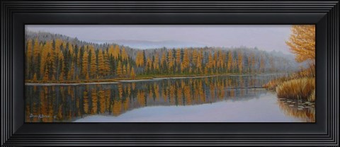 Framed New Hampshire Reflection Print