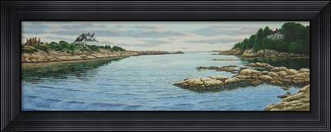 Framed Goose Neck Cove Print