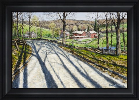 Framed Spring Hill Farm Print
