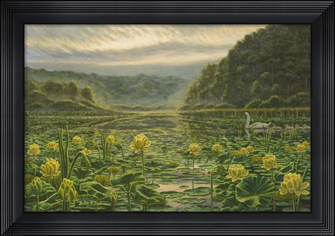 Framed Westerly Pond Print
