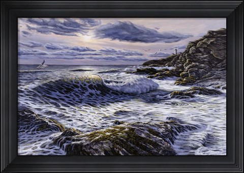 Framed Beaver Tail Park Light Print