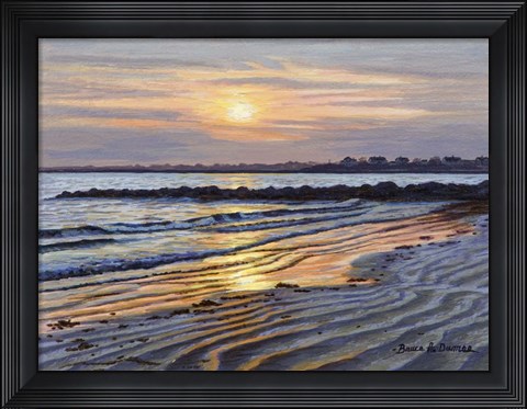 Framed Sunset In York Print