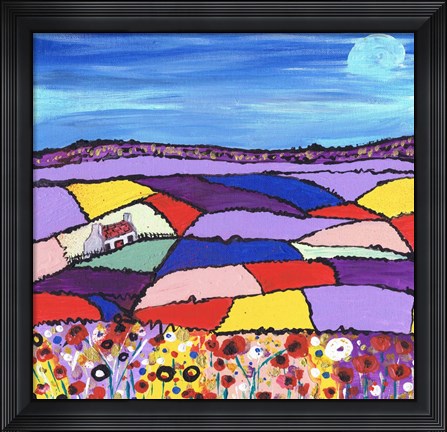 Framed Royal Deeside Cottage Print