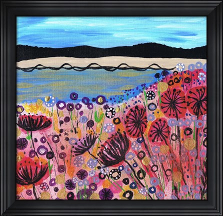 Framed Life&#39;s A Beach Print