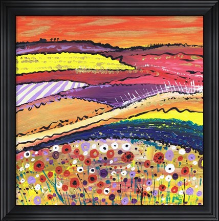 Framed Fields Of Gold Print