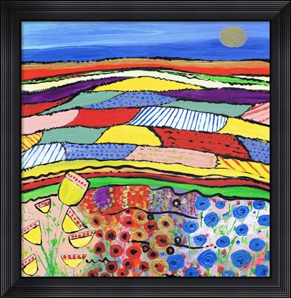 Framed Golden Sunset Print