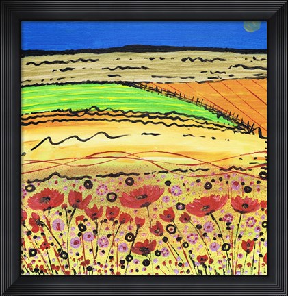 Framed Golden Summer Print