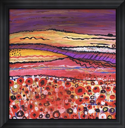 Framed Purple Haze Print