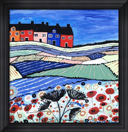Framed Balamory In Bloom Print