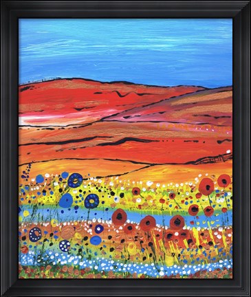 Framed Two Streams Print