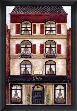 Framed Storefront Cafe Print