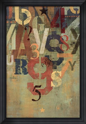 Framed Alpharain Print