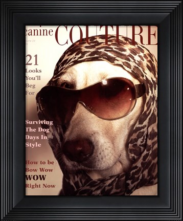 Framed Couture - Bow Wow Wow Print