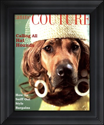 Framed Couture - Calling All Hounds Print