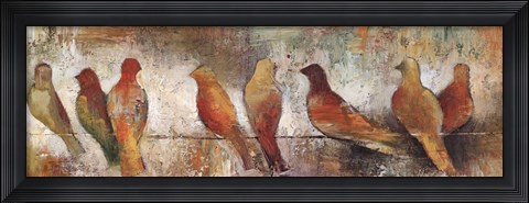 Framed Birds On A Wire Print
