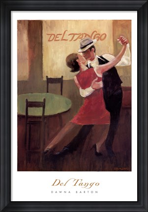 Framed Del Tango Print