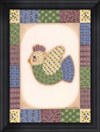 Framed Chicken IV Print