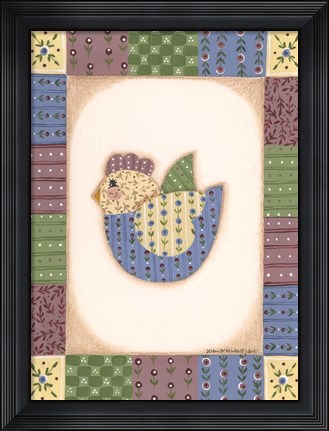 Framed Chicken VI Print