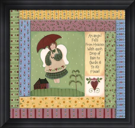 Framed April Print