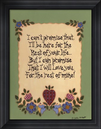 Framed Life&#39;s Lessons II Print