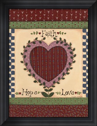 Framed Love III Print