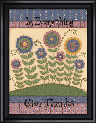 Framed Spring Flowers II Print