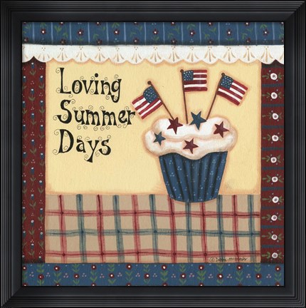 Framed July Print