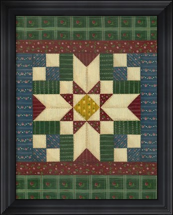 Framed Quilt Square 1 Print